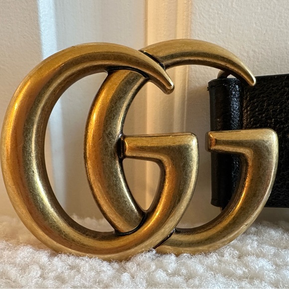 Authentic Gucci GG Marmont Wide Belt 75 - Picture 3 of 9